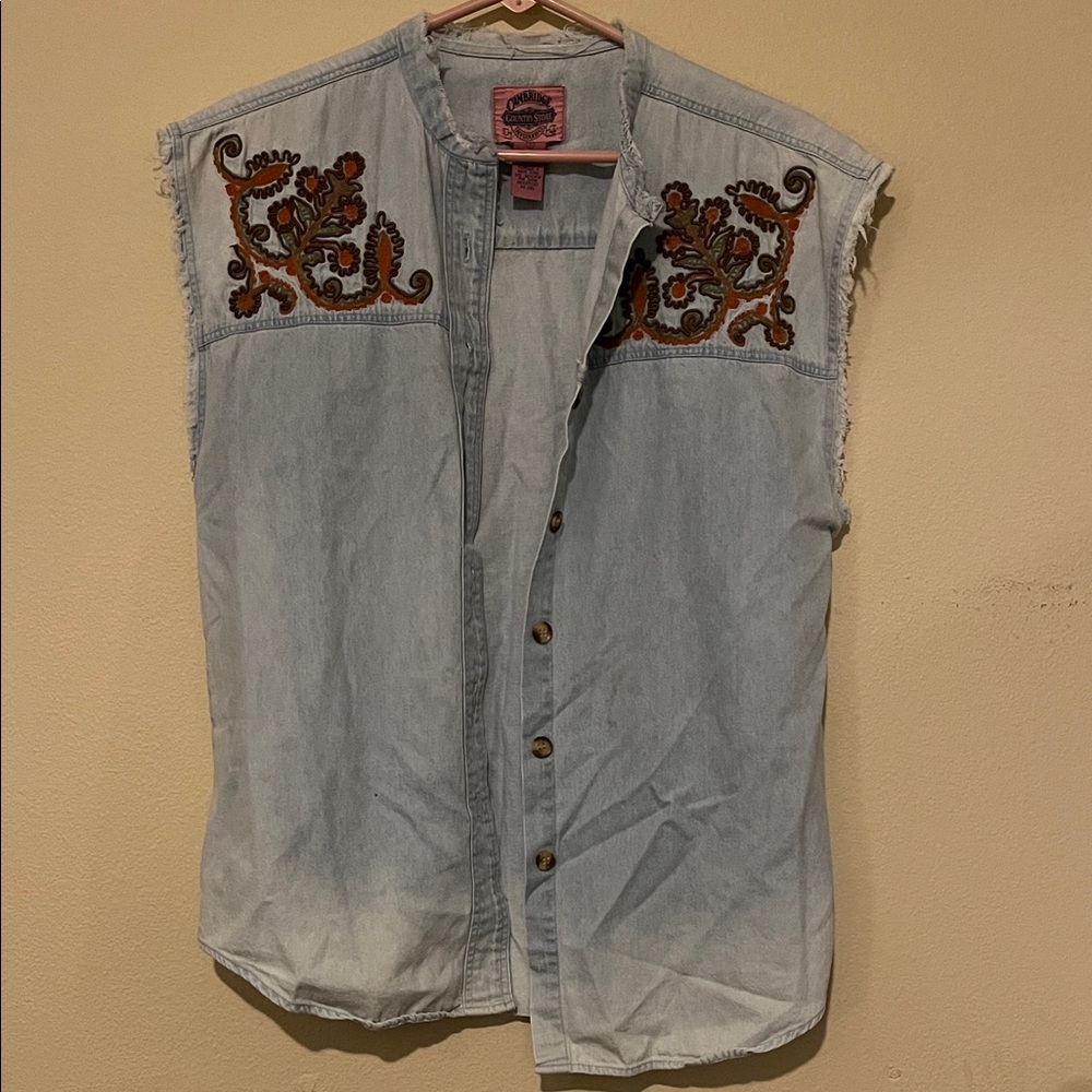Cambridge Country Store Denim Vest